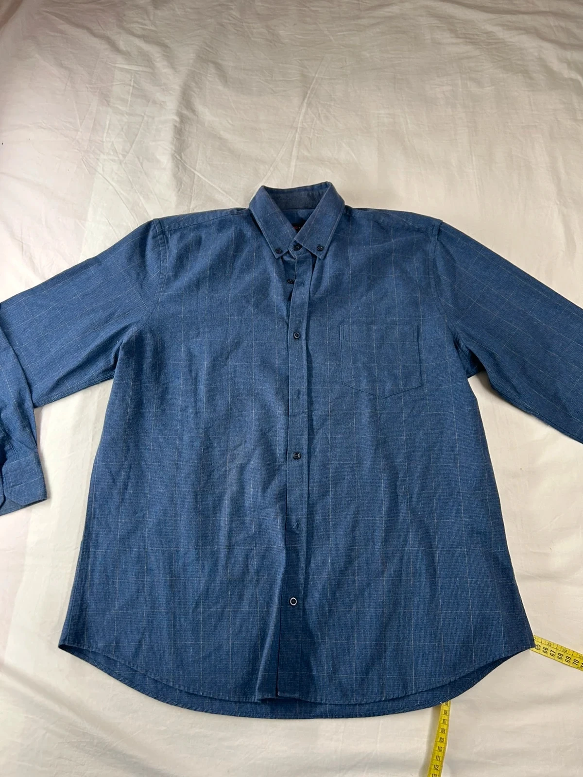 Chemise unie bleu marine cap 10 ten